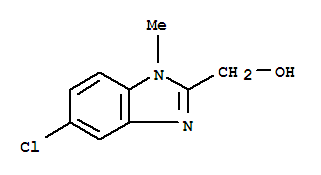 (9ci)-5-氯-1-甲基-1H-苯并咪唑-2-甲醇結構式_380177-22-0結構式