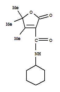 (9Ci)-N-環(huán)己基-2,5-二氫-4,5,5-三甲基-2-氧代-3-呋喃羧酰胺結(jié)構(gòu)式_380658-96-8結(jié)構(gòu)式