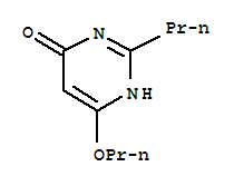 (9ci)-6-丙氧基-2-丙基-4(1H)-嘧啶酮結(jié)構(gòu)式_38249-46-6結(jié)構(gòu)式