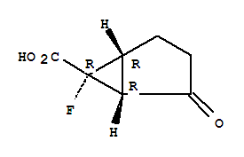 (1R,5R,6R)-6-氟-2-氧代雙環(huán)[3.1.0]己烷-6-羧酸結(jié)構(gòu)式_385368-01-4結(jié)構(gòu)式