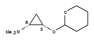 (1R,2S)-Rel-(9Ci)-N,N-二甲基-2-[(四氫-2H-吡喃-2-基)氧基]-環(huán)丙胺結(jié)構(gòu)式_387845-26-3結(jié)構(gòu)式