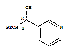 (1R)-2-溴-1-(3-吡啶基)乙醇結(jié)構(gòu)式_391906-07-3結(jié)構(gòu)式