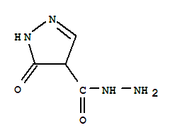 (9Ci)-4,5-二氫-5-氧代-1H-吡唑-4-羧酸肼結(jié)構(gòu)式_395662-74-5結(jié)構(gòu)式