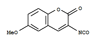 (9ci)-3-異氰?；?6-甲氧基-2H-1-苯并吡喃-2-酮結構式_397876-62-9結構式