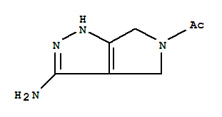 Pyrrolo[3,4-c]pyrazol-3-amine, 5-acetyl-1,4,5,6-tetrahydro- (9ci) Structure,398491-60-6Structure