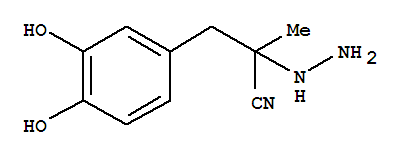 (9ci)-alpha-肼基-3,4-二羥基-alpha-甲基-苯丙腈結(jié)構(gòu)式_40248-66-6結(jié)構(gòu)式