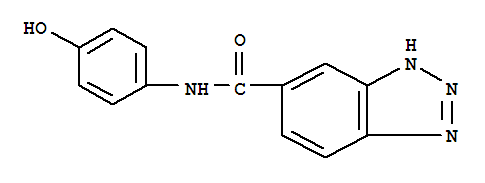 (9ci)-n-(4-羥基苯基)-1H-苯并噻唑-5-羧酰胺結(jié)構(gòu)式_404575-03-7結(jié)構(gòu)式