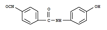 (9ci)-n-(4-羥基苯基)-4-異氰?；?苯甲酰胺結(jié)構(gòu)式_406708-87-0結(jié)構(gòu)式