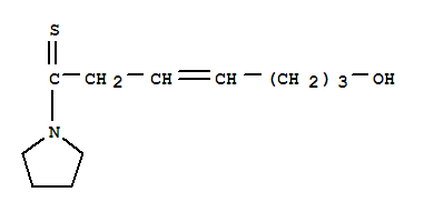 Pyrrolidine, 1-(7-hydroxy-1-thioxo-3-heptenyl)-(9ci)Structure,411213-85-9Structure Pyrrolidine, 1-(7-hydroxy-1-thioxo-3-heptenyl)-(9ci) Structure,411213-85-9Structure