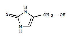 (9ci)-1,3-二氫-4-(羥基甲基)-2H-咪唑-2-硫酮結構式_412013-02-6結構式