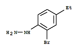 (9ci)-(2-溴-4-乙基苯基)-肼結(jié)構(gòu)式_412925-71-4結(jié)構(gòu)式