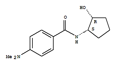 (9ci)-4-(二甲基氨基)-n-[(1s,2r)-2-羥基環(huán)戊基]-苯甲酰胺結(jié)構(gòu)式_415693-17-3結(jié)構(gòu)式