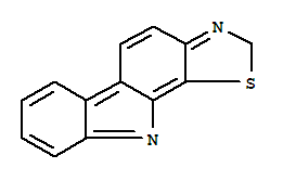 2H-噻唑并[5,4-a]咔唑(9ci)結(jié)構(gòu)式_42395-69-7結(jié)構(gòu)式