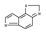 2H-吡咯并[2,3-g]苯并噻唑(9ci)結(jié)構(gòu)式_42852-43-7結(jié)構(gòu)式