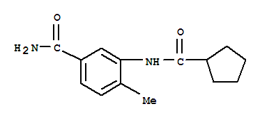 (9ci)-3-[(環(huán)戊基羰基)氨基]-4-甲基-苯甲酰胺結構式_435291-04-6結構式