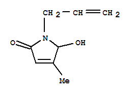 (9ci)-1,5-二氫-5-羥基-4-甲基-1-(2-丙烯基)-2H-吡咯-2-酮結構式_445489-29-2結構式