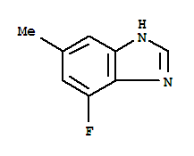 (9ci)-4-氟-6-甲基-1H-苯并咪唑結(jié)構(gòu)式_449774-78-1結(jié)構(gòu)式