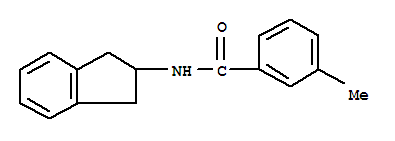 (9ci)-n-(2,3-二氫-1H-茚-2-基)-3-甲基-苯甲酰胺結(jié)構(gòu)式_450353-17-0結(jié)構(gòu)式