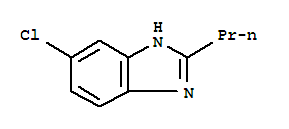 (9ci)-5-氯-2-丙基-1H-苯并咪唑結(jié)構(gòu)式_4887-91-6結(jié)構(gòu)式