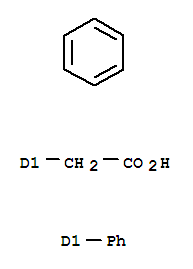 聯(lián)苯基乙酸結(jié)構(gòu)式_51317-25-0結(jié)構(gòu)式