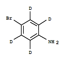 對(duì)溴苯胺-D4結(jié)構(gòu)式_61357-76-4結(jié)構(gòu)式