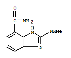 (9ci)-2-(甲基氨基)-1H-苯并咪唑-4-羧酰胺結構式_636574-51-1結構式