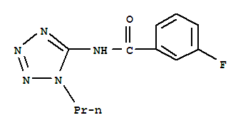 (9ci)-3-氟-n-(1-丙基-1H-四唑-5-基)-苯甲酰胺結(jié)構(gòu)式_639048-42-3結(jié)構(gòu)式
