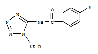 (9ci)-4-氟-n-(1-丙基-1H-四唑-5-基)-苯甲酰胺結(jié)構(gòu)式_639048-60-5結(jié)構(gòu)式