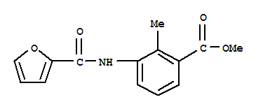 (9ci)-3-[(2-呋喃羰基)氨基]-2-甲基-苯甲酸甲酯結構式_641604-61-7結構式