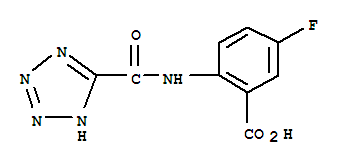 (9ci)-5-氟-2-[(1H-四唑-5-基羰基)氨基]-苯甲酸結(jié)構(gòu)式_649766-37-0結(jié)構(gòu)式