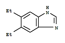 (9ci)-5,6-二乙基-1H-苯并咪唑結構式_69557-56-8結構式