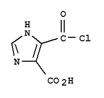(9ci)-5-(氯羰基)-1H-咪唑-4-羧酸結(jié)構(gòu)式_69579-33-5結(jié)構(gòu)式