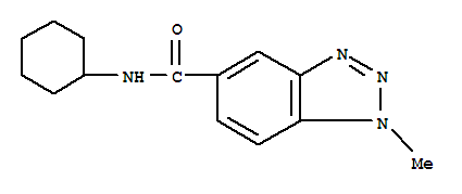 (9ci)-n-環(huán)己基-1-甲基-1H-苯并噻唑-5-羧酰胺結構式_700857-96-1結構式
