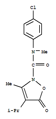  n-(4-氯苯基)-n,3-二甲基-4-(1-甲基乙基)-5-氧代-2(5H)-異噁唑羧酰胺結構式_706803-91-0結構式