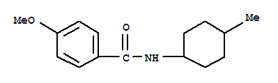 (9ci)-4-甲氧基-n-(4-甲基環(huán)己基)-苯甲酰胺結(jié)構(gòu)式_710291-33-1結(jié)構(gòu)式