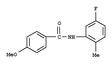 (9ci)-n-(5-氟-2-甲基苯基)-4-甲氧基-苯甲酰胺結(jié)構(gòu)式_710310-26-2結(jié)構(gòu)式