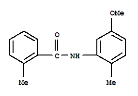 (9ci)-n-(5-甲氧基-2-甲基苯基)-2-甲基-苯甲酰胺結(jié)構(gòu)式_712298-98-1結(jié)構(gòu)式
