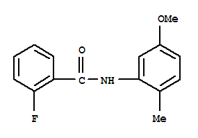 (9ci)-2-氟-n-(5-甲氧基-2-甲基苯基)-苯甲酰胺結(jié)構(gòu)式_712298-99-2結(jié)構(gòu)式