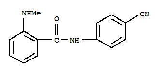 (9ci)-n-(4-氰基苯基)-2-(甲基氨基)-苯甲酰胺結(jié)構(gòu)式_712309-26-7結(jié)構(gòu)式