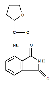n-(2,3-二氫-1,3-二氧代-1H-異吲哚-4-基)四氫-2-呋喃羧酰胺結構式_712341-35-0結構式