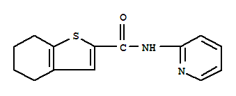 (9ci)-4,5,6,7-四氫-n-2-吡啶-苯并[b]噻吩-2-羧酰胺結(jié)構(gòu)式_717873-20-6結(jié)構(gòu)式
