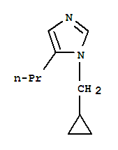 (9ci)-1-(環(huán)丙基甲基)-5-丙基-1H-咪唑結(jié)構(gòu)式_717908-70-8結(jié)構(gòu)式