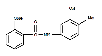 (9ci)-n-(3-羥基-4-甲基苯基)-2-甲氧基-苯甲酰胺結(jié)構(gòu)式_723257-28-1結(jié)構(gòu)式