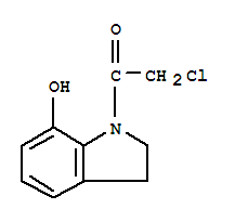 (9ci)-1-(氯乙?；?-2,3-二氫-1H-吲哚-7-醇結(jié)構(gòu)式_72696-19-6結(jié)構(gòu)式
