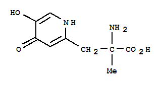 2-Pyridinepropanoic acid, alpha-amino-1,4-dihydro-5-hydroxy-alpha-methyl-4-oxo-(9ci)Structure,731750-09-7Structure 2-Pyridinepropanoic acid, alpha-amino-1,4-dihydro-5-hydroxy-alpha-methyl-4-oxo-(9ci) Structure,731750-09-7Structure