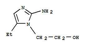 (9ci)-2-氨基-5-乙基-1H-咪唑-1-乙醇結(jié)構(gòu)式_732924-79-7結(jié)構(gòu)式