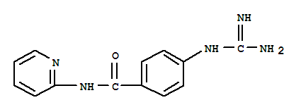 (9ci)-4-[(氨基亞氨基甲基)氨基]-n-2-吡啶-苯甲酰胺結(jié)構(gòu)式_733045-66-4結(jié)構(gòu)式
