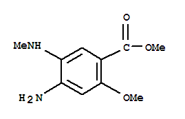 (9ci)-4-氨基-2-甲氧基-5-(甲基氨基)-苯甲酸甲酯結(jié)構(gòu)式_735287-36-2結(jié)構(gòu)式