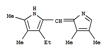1H-pyrrole,2-[(3,4-dimethyl-2h-pyrrol-2-ylidene)methyl]-3-ethyl-4,5-dimethyl-(9ci) Structure,736076-80-5Structure