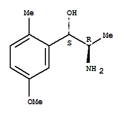 (r*,s*)-(9ci)-alpha-(1-氨基乙基)-5-甲氧基-2-甲基-苯甲醇結(jié)構(gòu)式_736868-96-5結(jié)構(gòu)式